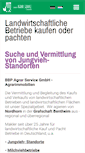 Mobile Screenshot of bbp-agrarservice.de